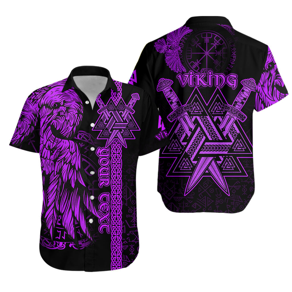 custom-viking-hawaiian-shirt-valknut-raven-symbol-celtic-vegvisir-purple-color