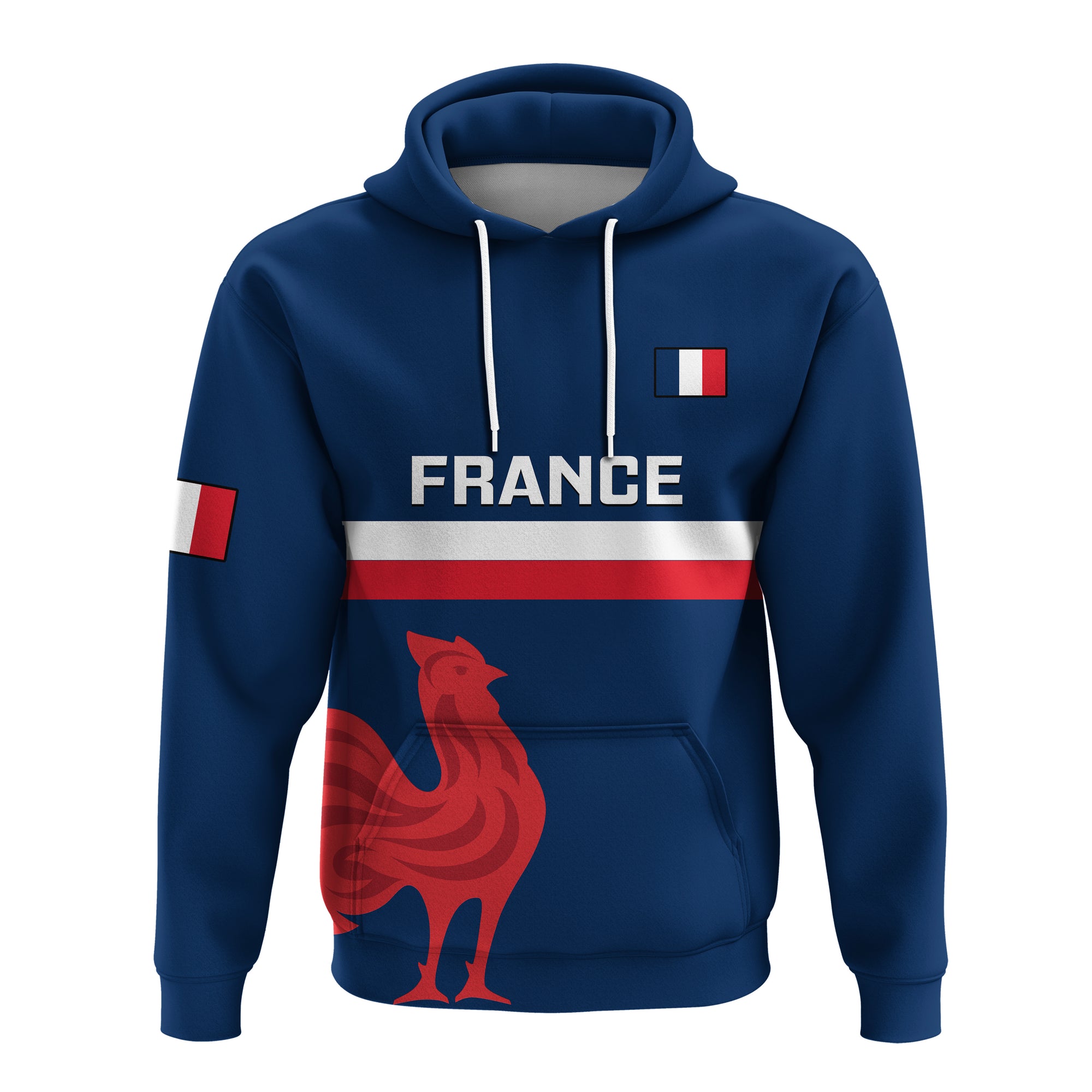 Personalised France Rugby Hoodie 2023 Allez Les Bleus World Cup LT14