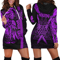 custom-viking-hoodie-dress-valknut-raven-symbol-celtic-vegvisir-purple-color
