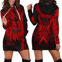 custom-viking-hoodie-dress-valknut-raven-symbol-celtic-vegvisir-red-color