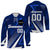 Custom Blue Hockey Jersey with Personalized Logo and Text Front and Back - Wonder Print Shop