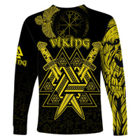 custom-viking-long-sleeve-shirt-valknut-raven-symbol-celtic-vegvisir-yellow-color