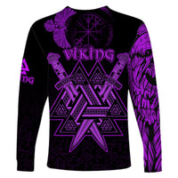 custom-viking-long-sleeve-shirt-valknut-raven-symbol-celtic-vegvisir-purple-color