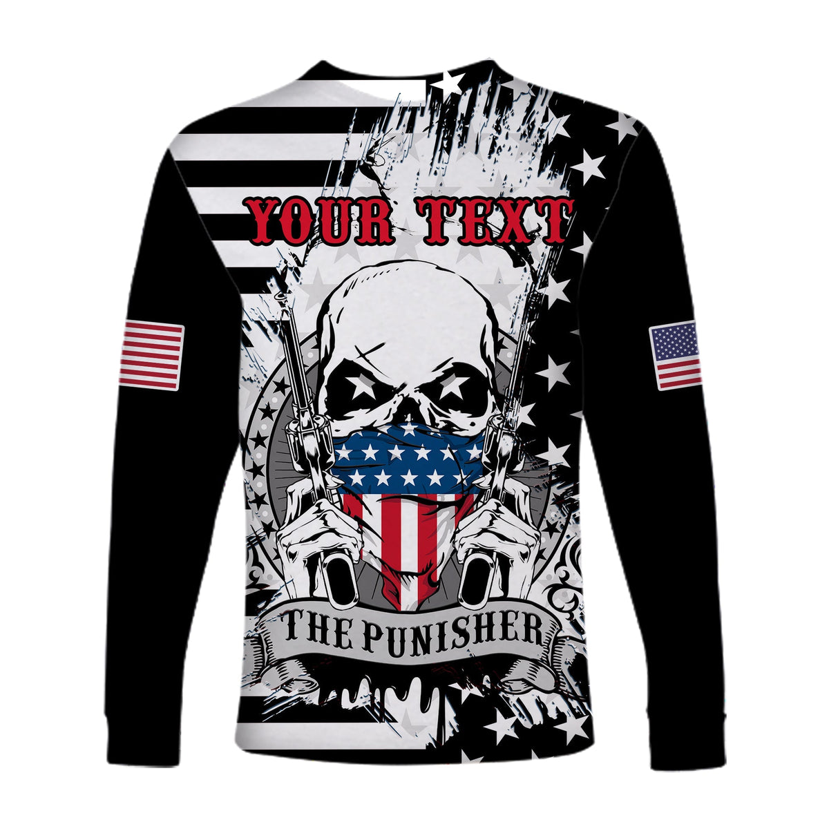 custom-america-long-sleeve-shirt-american-flag-punisher-skull-grunge-style