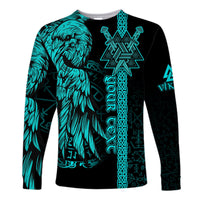 custom-viking-long-sleeve-shirt-valknut-raven-symbol-celtic-vegvisir-cyan-color