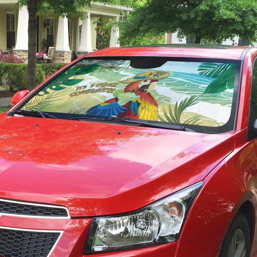 Aloha Hawaii It's 5 o'clock Somewhere Auto Sun Shade LT7