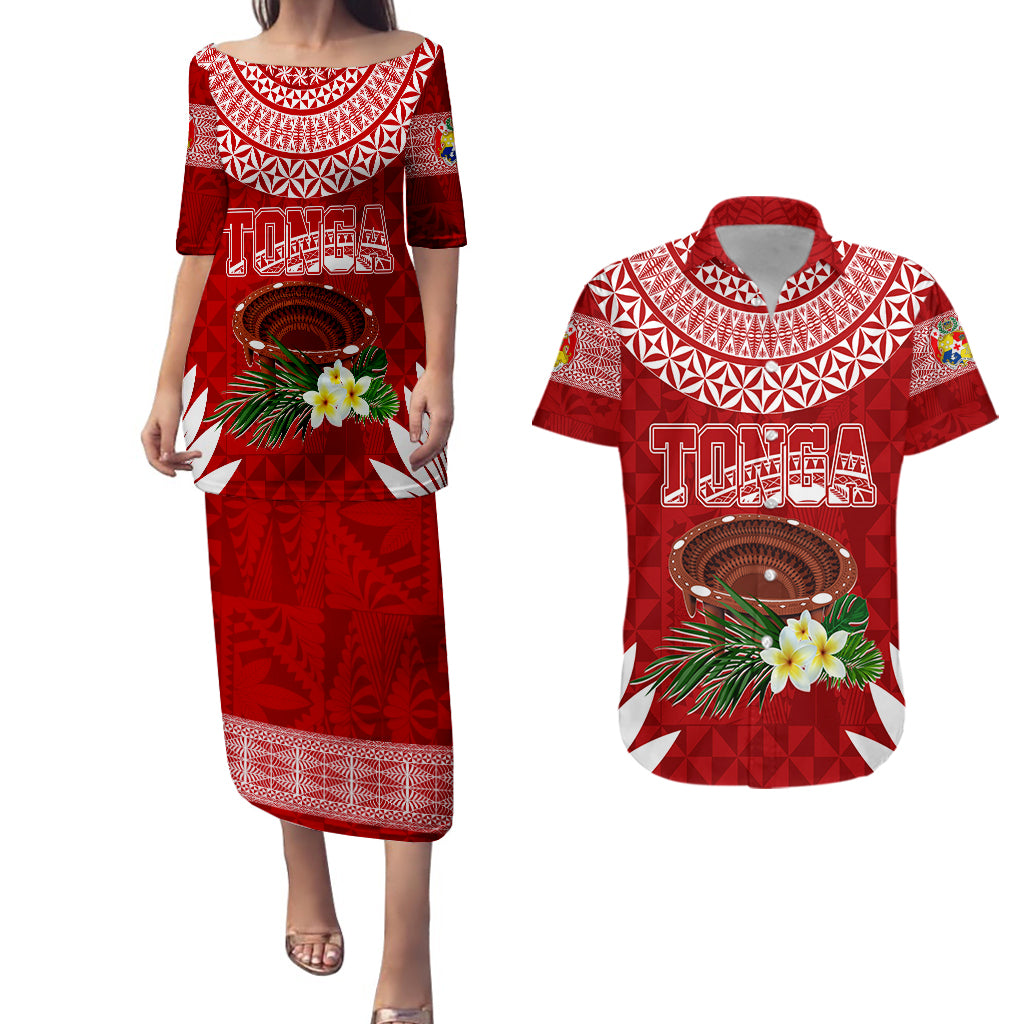 personalised-tonga-independence-day-puletasi-dress-and-hawaiian-shirt-kumete-kava-bowl-with-plumeria