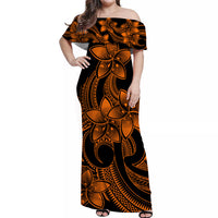 polynesian-pride-plumeria-flowers-off-shoulder-long-dress-polynesian-tribal-gold-vibe
