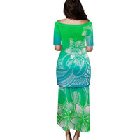 polynesian-pride-plumeria-flowers-puletasi-dress-polynesian-tribal-gradient-green