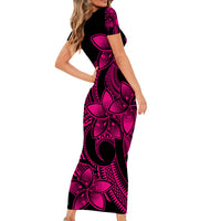 polynesian-pride-plumeria-flowers-short-sleeve-body-long-dress-polynesian-tribal-pink-vibe
