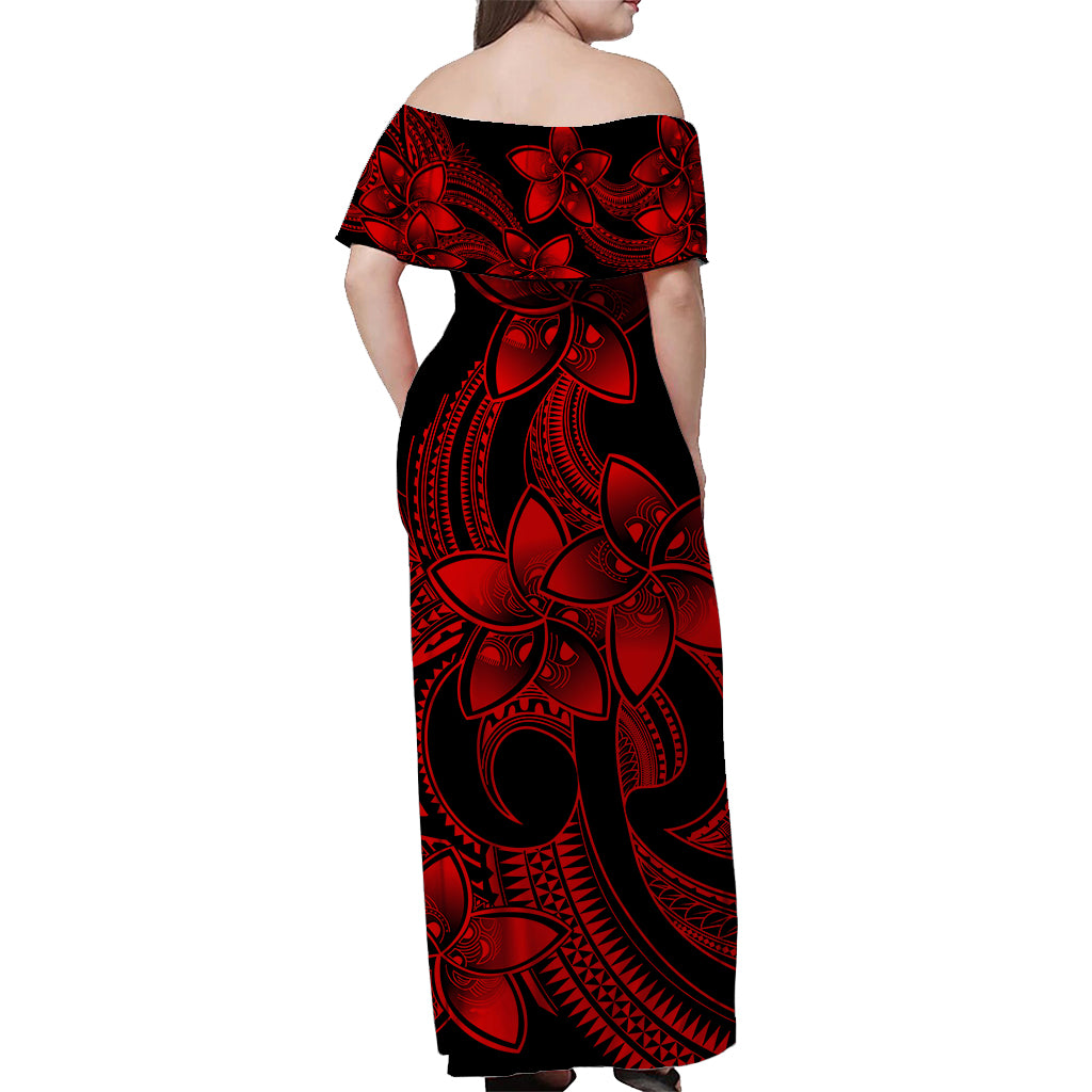 polynesian-pride-plumeria-flowers-off-shoulder-long-dress-polynesian-tribal-red-vibe