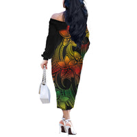 polynesian-pride-plumeria-flowers-off-shoulder-long-sleeve-dress-polynesian-tribal-reggae-vibe