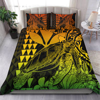 Hawaii Sea Turtle Bedding Set Polynesia Kakau with Kanaka Maoli Reggae LT9 - Wonder Print Shop
