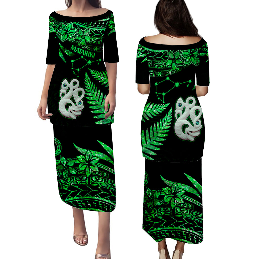 matariki-new-zealand-puletasi-dress-manaia-with-paua-shell-green