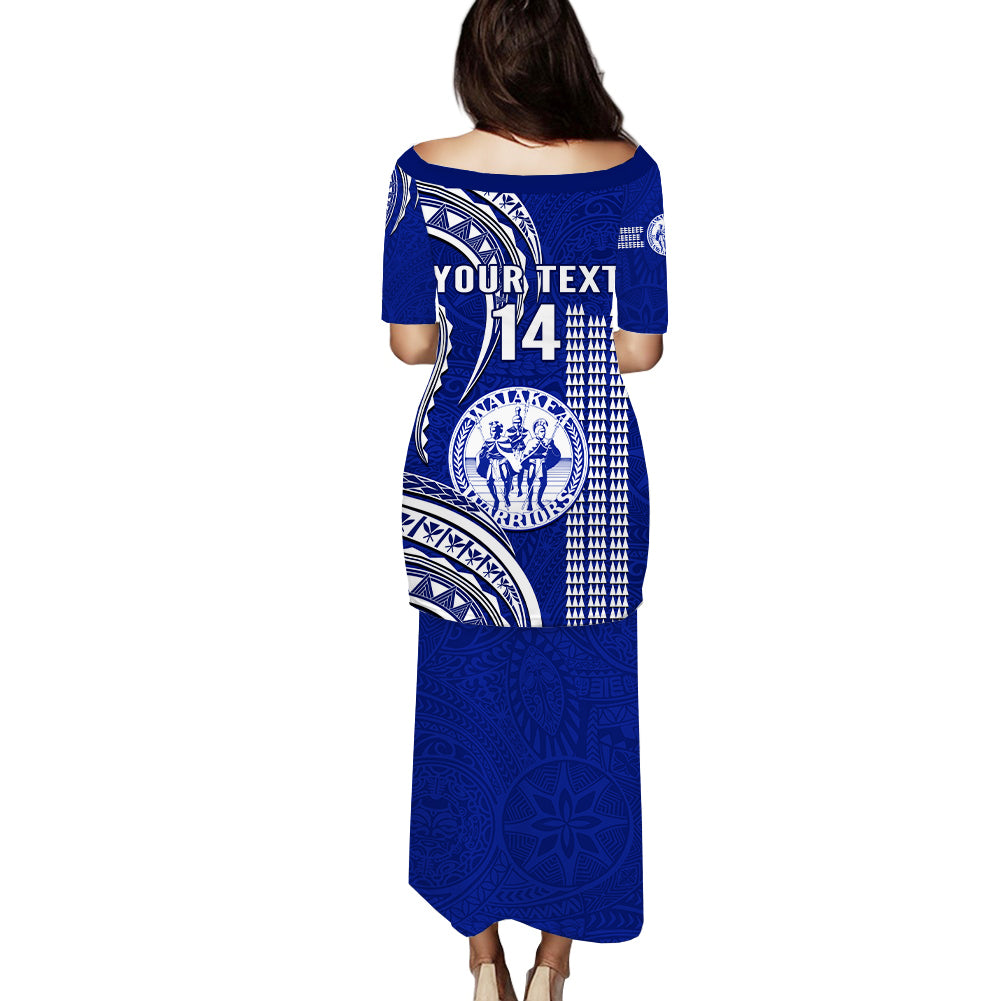personalised-hawaii-waiakea-high-school-puletasi-dress-polynesian-kakau-pattern