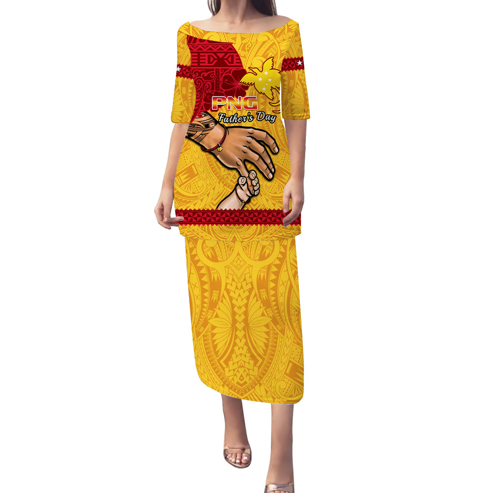 polynesian-pride-father-day-papua-new-guinea-puletasi-dress-png-i-love-you-dad-yellow-version