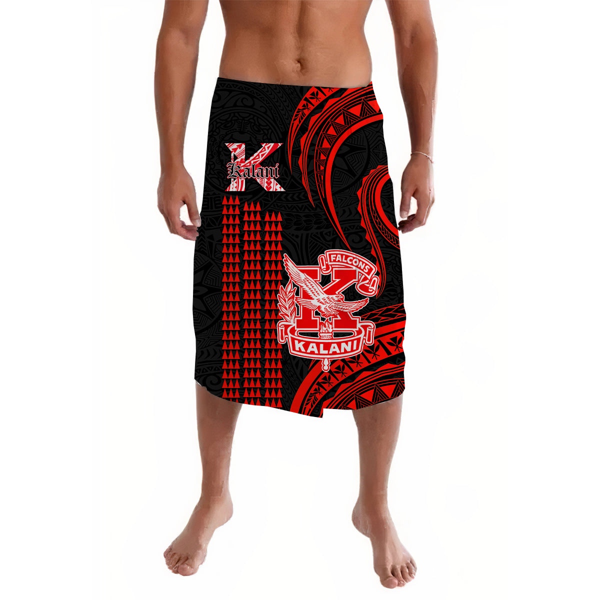 Hawaii Kalani High School Lavalava Polynesian Kakau Pattern - Wonder Print Shop