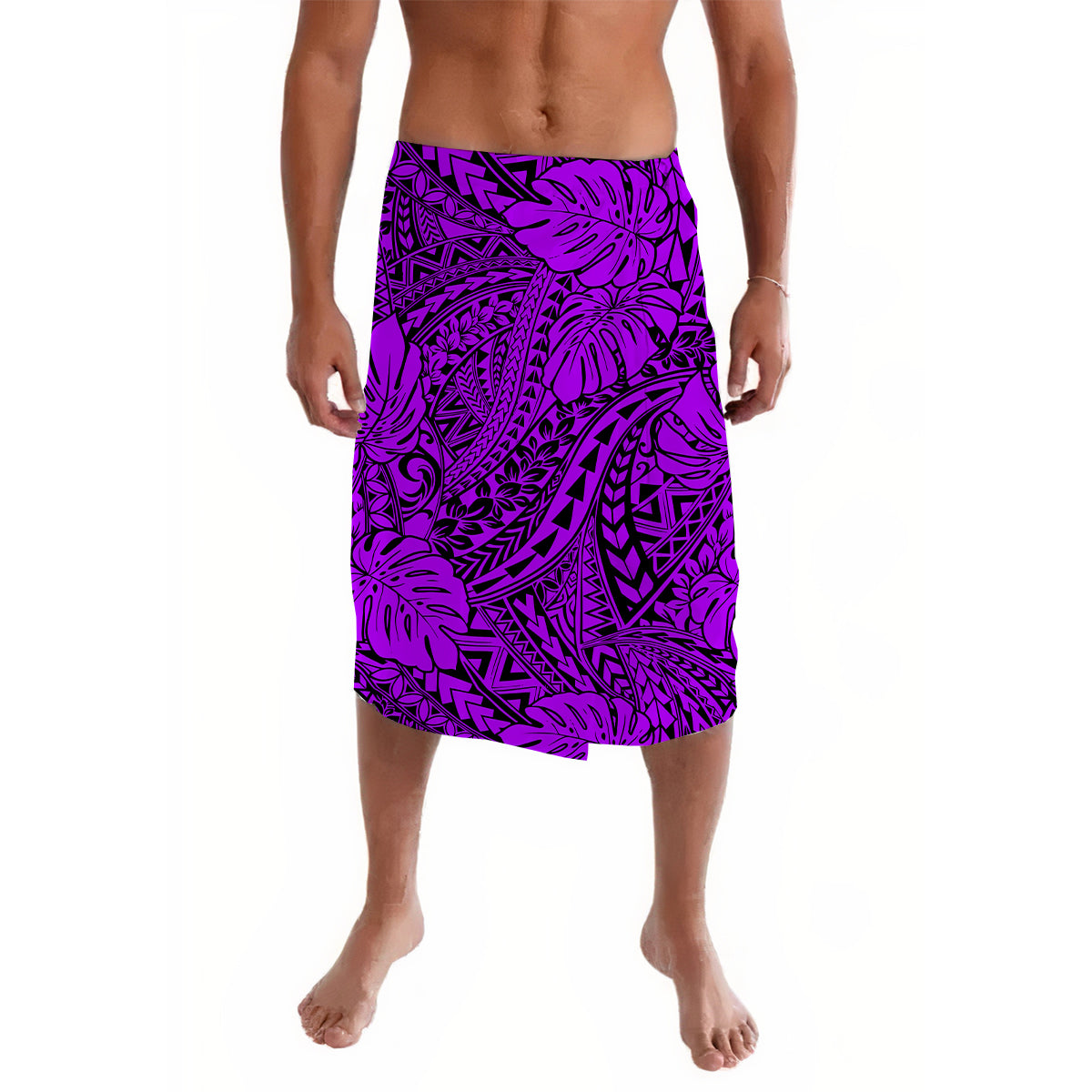 Hawaii Lavalava Polynesian Tribal Art Purple - Wonder Print Shop