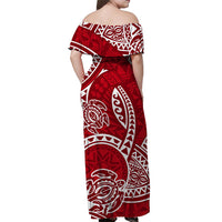 hawaii-off-shoulder-long-dress-hawaiian-tribal-honu-red-version