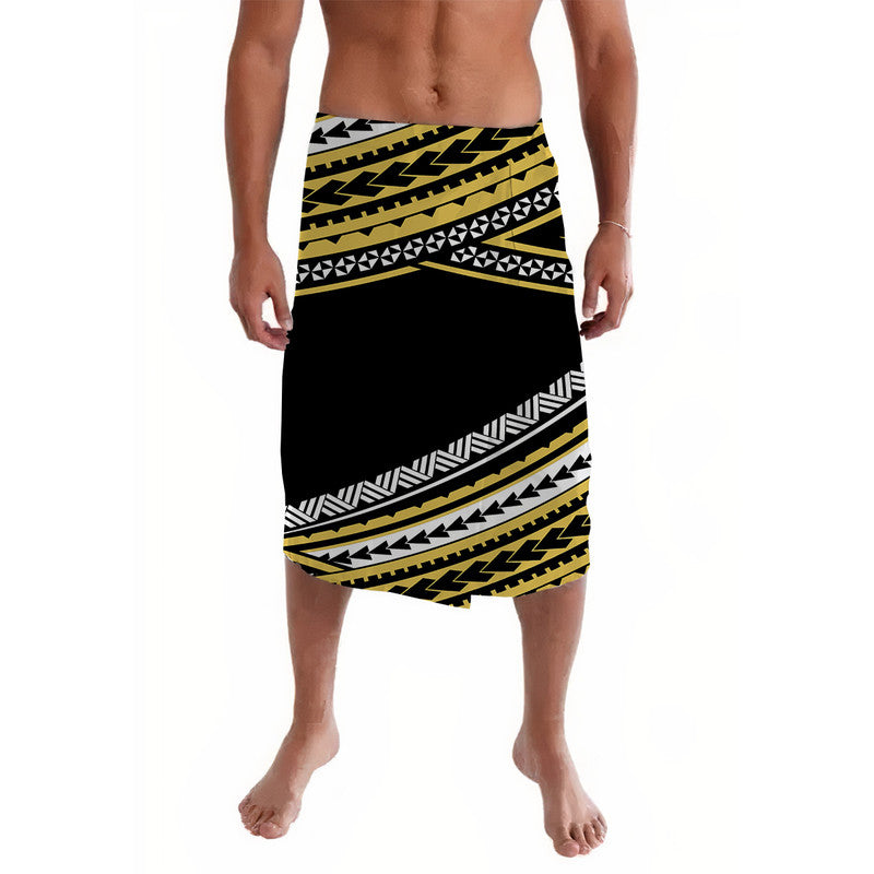 Polynesian Lavalava Simple Gold No.2 LT6 - Wonder Print Shop