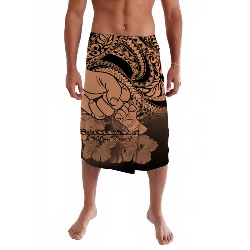 Polyneisian Pride Happy Father Day Lavalava I Love You Dad - Polynesian Tribal Nude - Wonder Print Shop