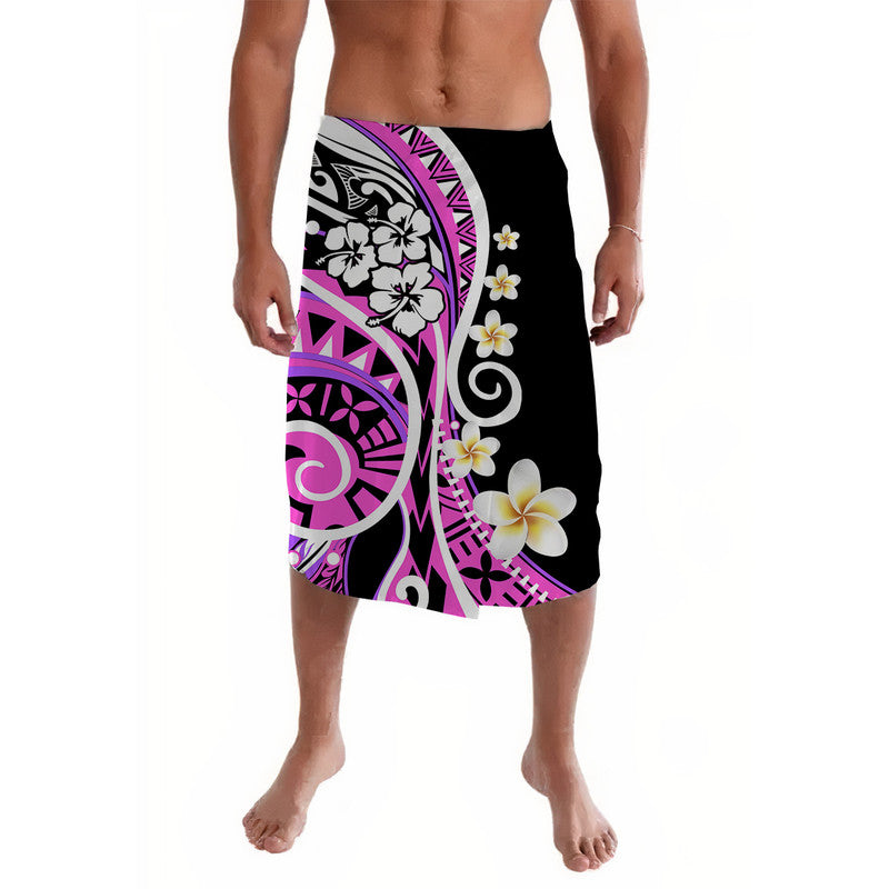 Plumeria Polynesian Lavalava Trending Pink LT6 - Wonder Print Shop