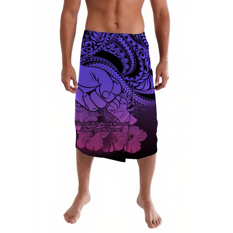 Polyneisian Pride Happy Father Day Lavalava I Love You Dad - Polynesian Tribal Gradient 2 - Wonder Print Shop