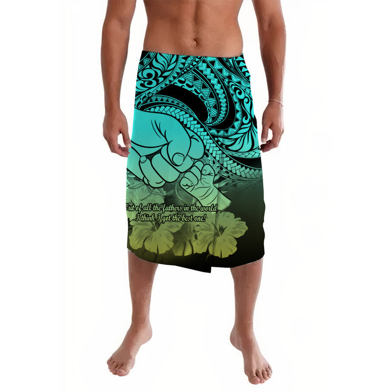 Polyneisian Pride Happy Father Day Lavalava I Love You Dad - Polynesian Tribal Gradient 1 - Wonder Print Shop