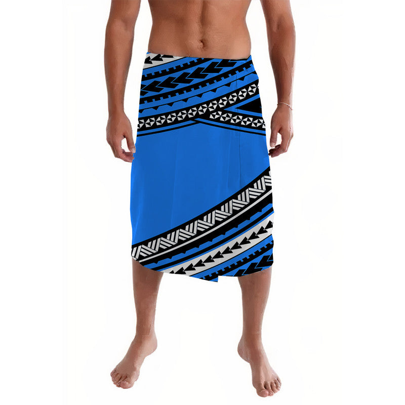 Polynesian Lavalava Simple Blue LT6 - Wonder Print Shop