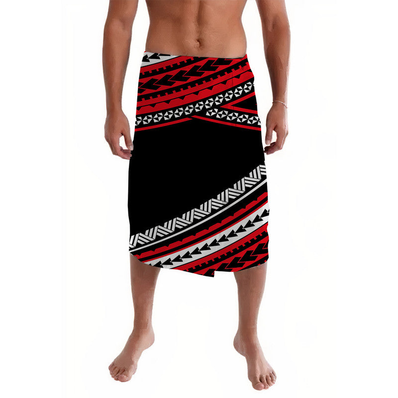 Polynesian Lavalava Simple Red LT6 - Wonder Print Shop