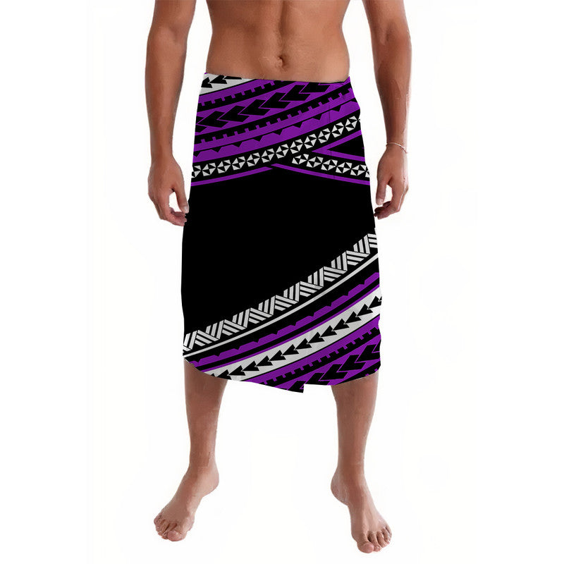 Polynesian Lavalava Simple Purple No.1 LT6 - Wonder Print Shop