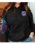 Stuck Between IDK IDC IDGAF Black Skull Hoodie - Wonder Print Shop