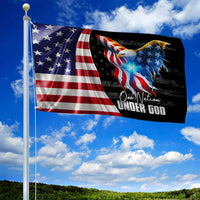 Premium Cool One Nation Under God Ver 2 America Patriotic US Grommet Flag