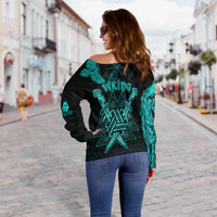 custom-viking-off-shoulder-sweater-valknut-raven-symbol-celtic-vegvisir-cyan-color