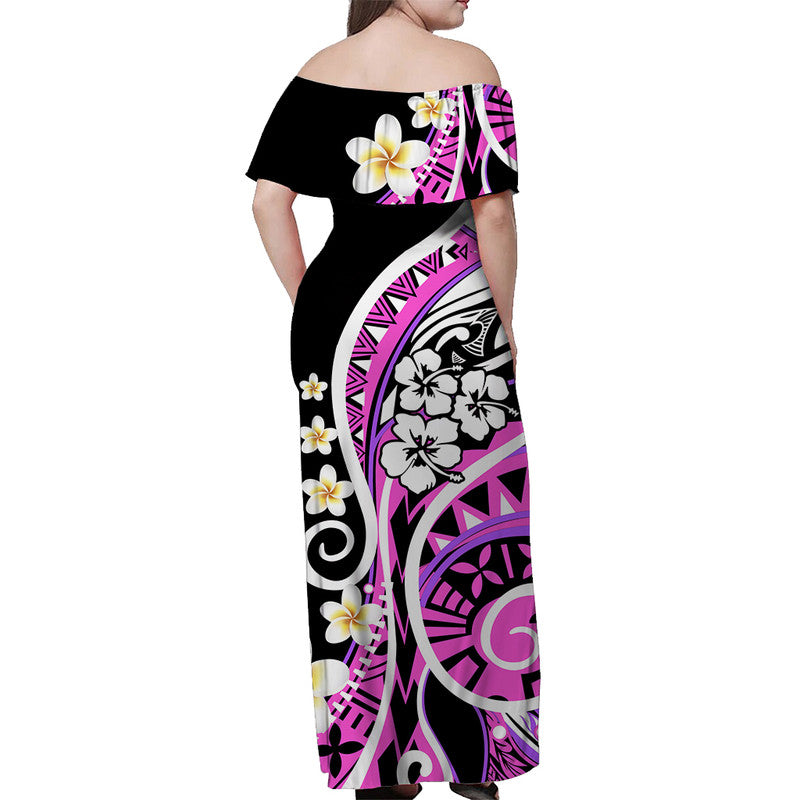 plumeria-polynesian-off-shoulder-long-dress-trending-pink