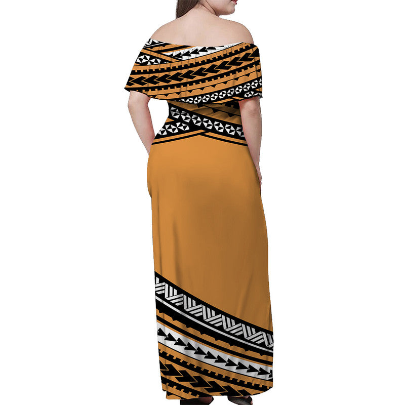 polynesian-off-shoulders-long-dress-simple-gold-no1