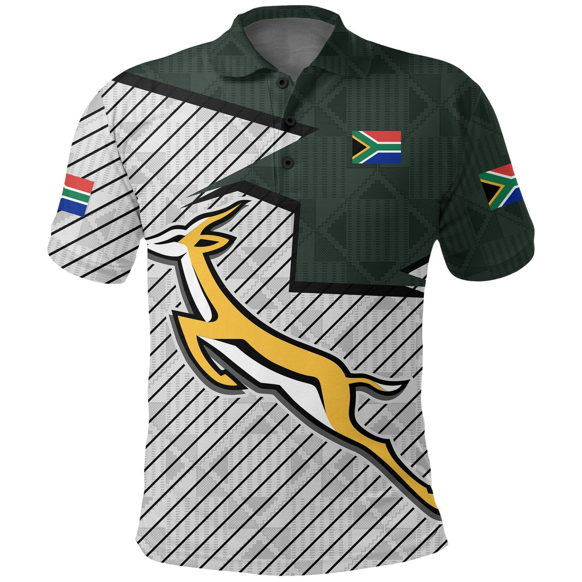 South Africa Springboks Polo Shirt - Wonder Print Shop