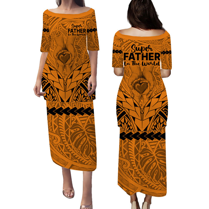 polynesian-fathers-day-gift-for-dad-puletasi-dress-super-father-in-the-world-gold-polynesian-pattern