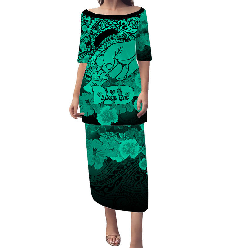 polyneisian-pride-happy-father-day-puletasi-dress-i-love-you-dad-polynesian-tribal-green