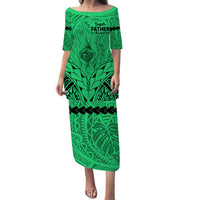 polynesian-fathers-day-gift-for-dad-puletasi-dress-super-father-in-the-world-green-polynesian-pattern