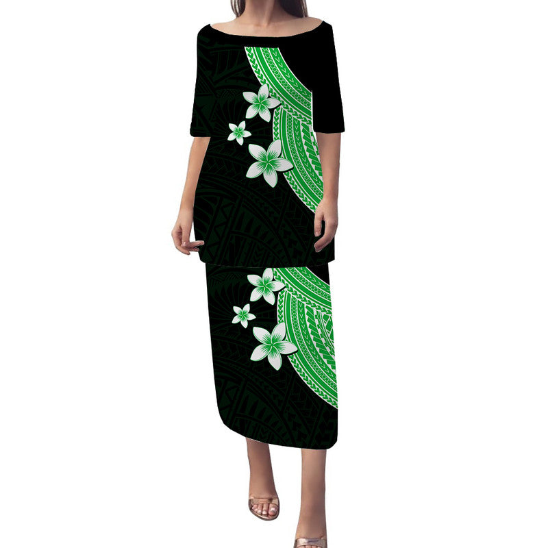 polynesian-puletasi-dress-with-plumeria-flower-green
