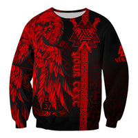 custom-viking-sweatshirt-valknut-raven-symbol-celtic-vegvisir-red-color