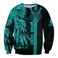 custom-viking-sweatshirt-valknut-raven-symbol-celtic-vegvisir-cyan-color