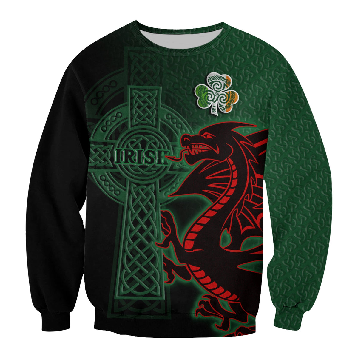 custom-ireland-sweatshirt-the-shamrock-celtic-cross-mix-dragon
