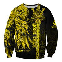 custom-viking-sweatshirt-valknut-raven-symbol-celtic-vegvisir-yellow-color