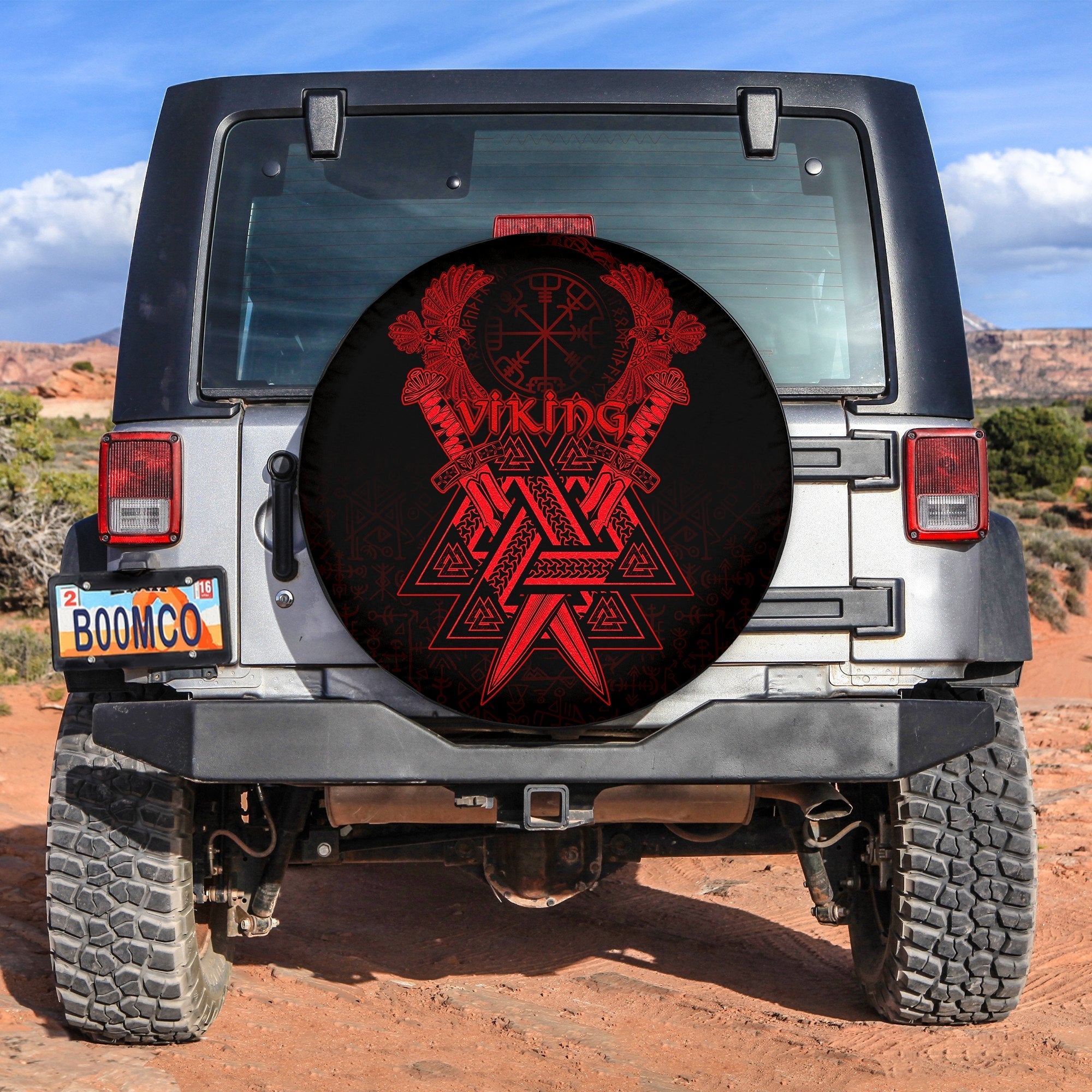 custom-viking-spare-tire-cover-valknut-raven-symbol-celtic-vegvisir-red-color