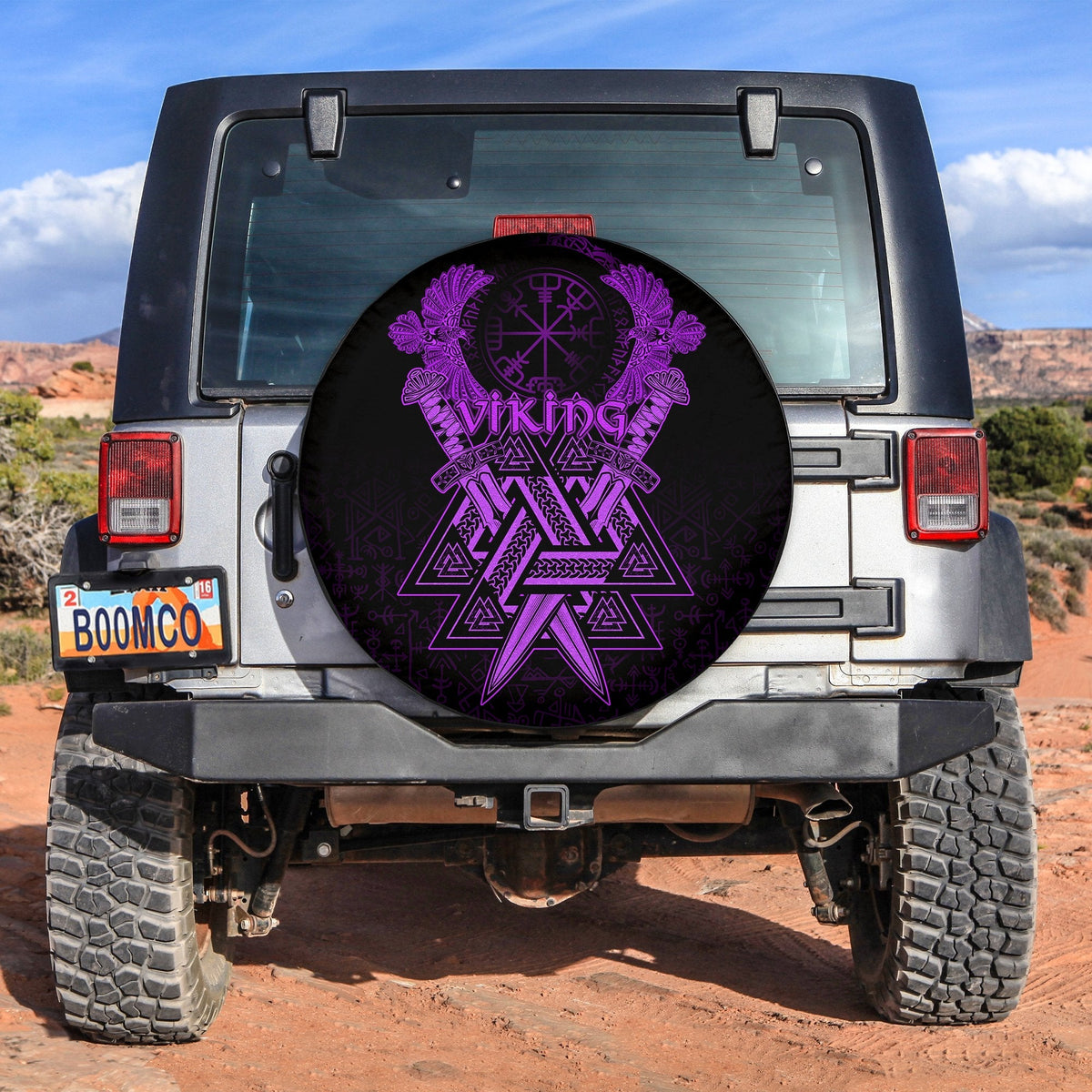 custom-viking-spare-tire-cover-valknut-raven-symbol-celtic-vegvisir-purple-color