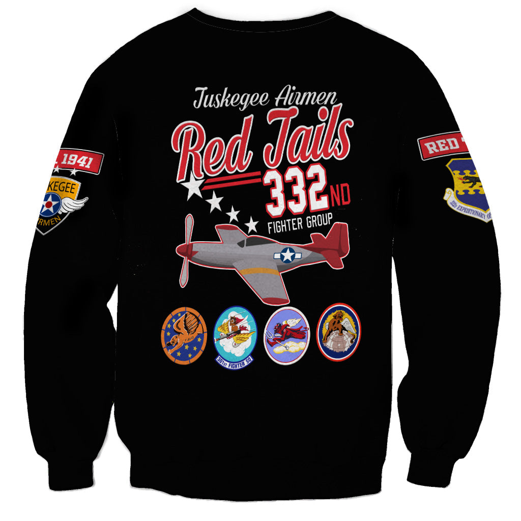 Tuskegee Airmen The Red Tails Pride Sweatshirt LT12 - Wonder Print Shop