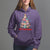 Tropical Hawaiian Plumeria Christmas Tree Mele Kalikimaka Hoodie - Wonder Print Shop