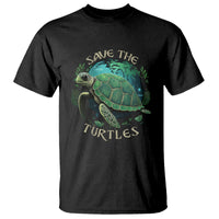 Earth Day T Shirt Save The Turtles Ocean Day Crisis Environmental Activism - Wonder Print Shop
